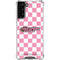Cartoon Network Powerpuff Girls Checkered Galaxy S21 FE Clear Case