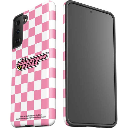 Cartoon Network Powerpuff Girls Checkered Galaxy S21 Plus 5G Pro Case