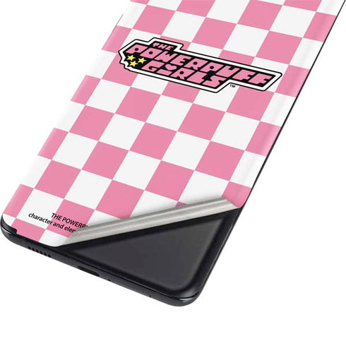 Cartoon Network Powerpuff Girls Checkered Galaxy S21 Ultra 5G Skin