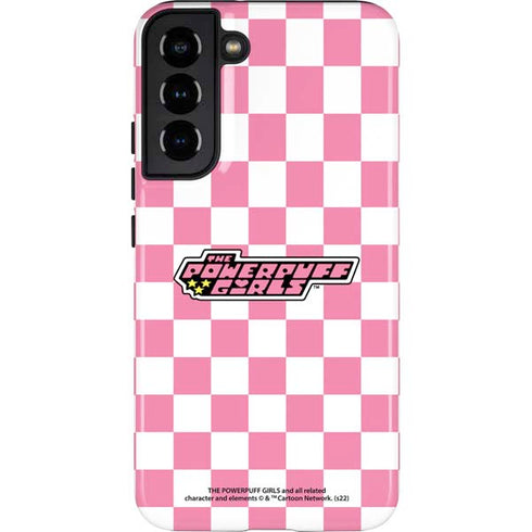 Cartoon Network Powerpuff Girls Checkered Galaxy S22 Plus Pro Case