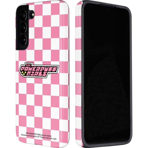 Cartoon Network Powerpuff Girls Checkered Galaxy S22 Plus Pro Case