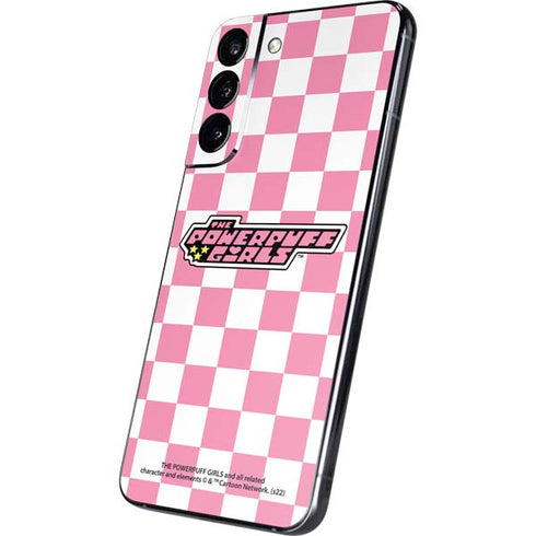 Cartoon Network Powerpuff Girls Checkered Galaxy S22 Plus Skin
