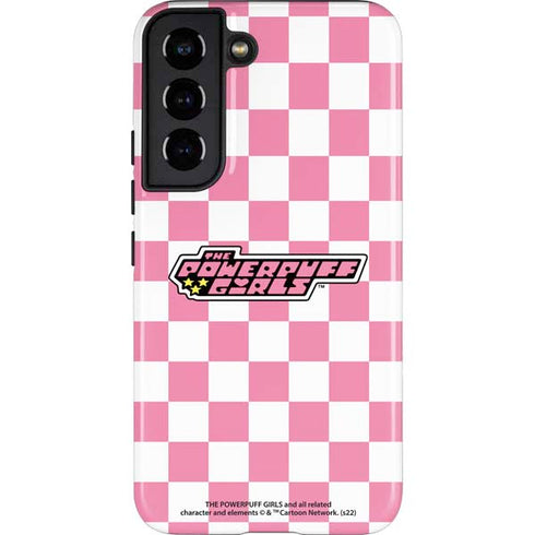 Cartoon Network Powerpuff Girls Checkered Galaxy S22 Pro Case