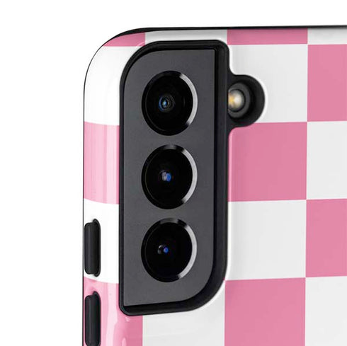 Cartoon Network Powerpuff Girls Checkered Galaxy S22 Pro Case