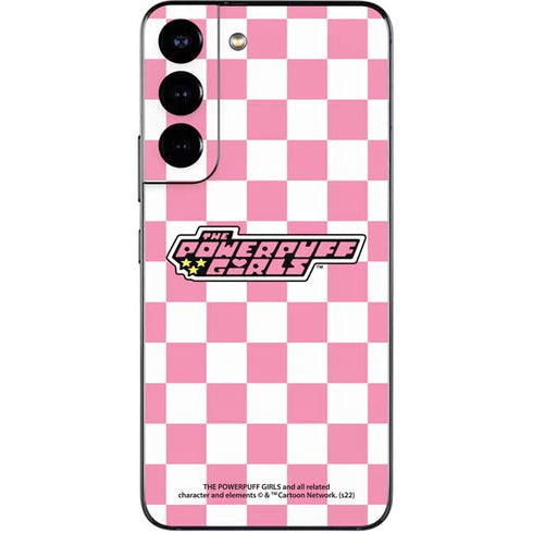 Cartoon Network Powerpuff Girls Checkered Galaxy S22 Skin