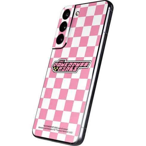 Cartoon Network Powerpuff Girls Checkered Galaxy S22 Skin