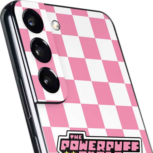 Cartoon Network Powerpuff Girls Checkered Galaxy S22 Skin