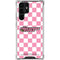 Cartoon Network Powerpuff Girls Checkered Galaxy S22 Ultra Clear Case