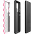 Cartoon Network Powerpuff Girls Checkered Galaxy S22 Ultra Pro Case