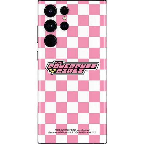 Cartoon Network Powerpuff Girls Checkered Galaxy S22 Ultra Skin