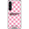 Cartoon Network Powerpuff Girls Checkered Galaxy S23 Clear Case