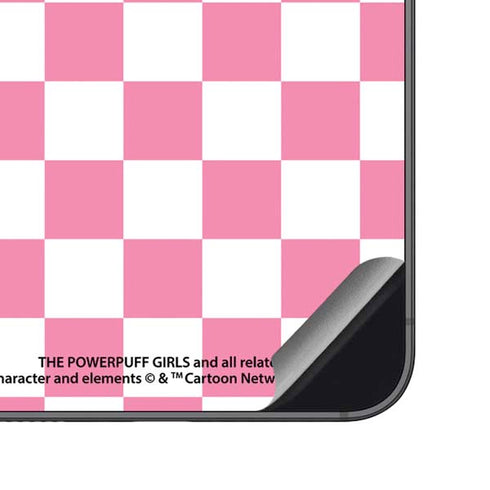 Cartoon Network Powerpuff Girls Checkered Galaxy S23 FE Skin