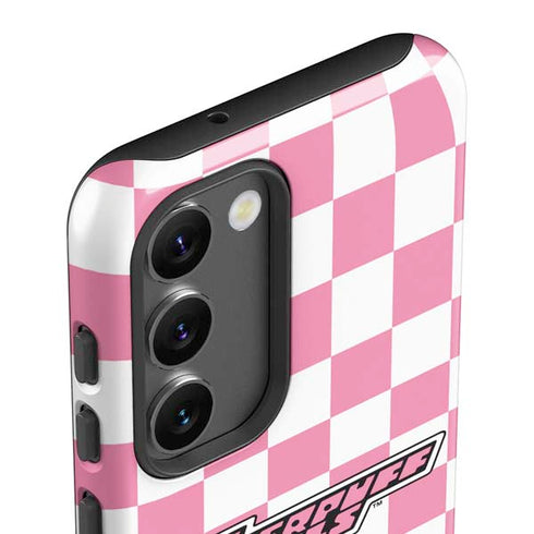 Cartoon Network Powerpuff Girls Checkered Galaxy S23 Plus Pro Case