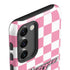 Cartoon Network Powerpuff Girls Checkered Galaxy S23 Plus Pro Case