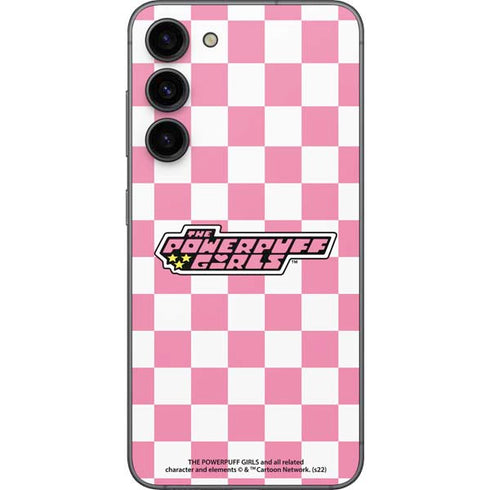 Cartoon Network Powerpuff Girls Checkered Galaxy S23 Plus Skin