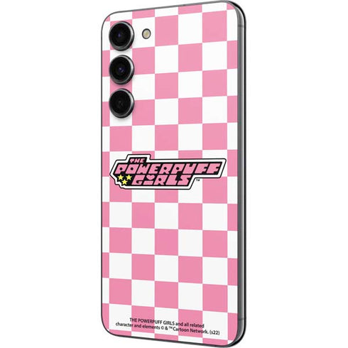 Cartoon Network Powerpuff Girls Checkered Galaxy S23 Plus Skin