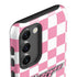 Cartoon Network Powerpuff Girls Checkered Galaxy S23 Pro Case