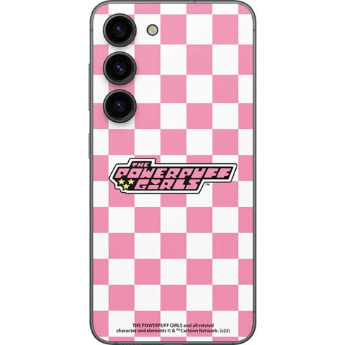 Cartoon Network Powerpuff Girls Checkered Galaxy S23 Skin