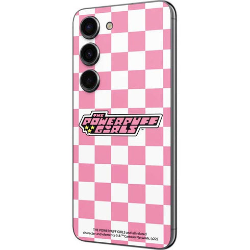 Cartoon Network Powerpuff Girls Checkered Galaxy S23 Skin