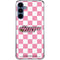 Cartoon Network Powerpuff Girls Checkered Galaxy S24 Clear Case