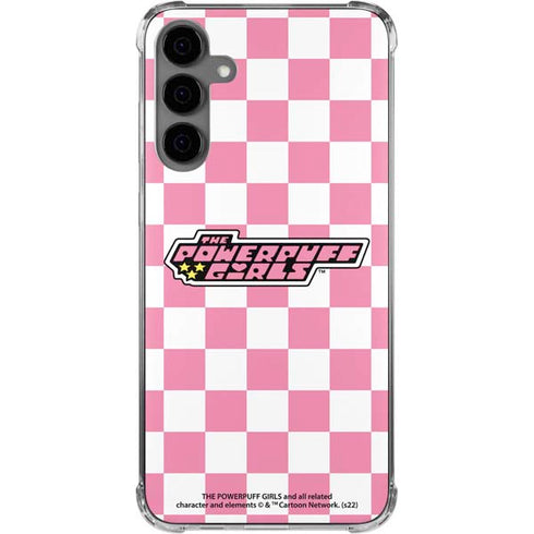 Cartoon Network Powerpuff Girls Checkered Galaxy S24 Plus Clear Case