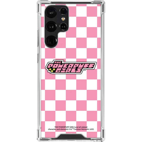 Cartoon Network Powerpuff Girls Checkered Galaxy S24 Ultra Clear Case