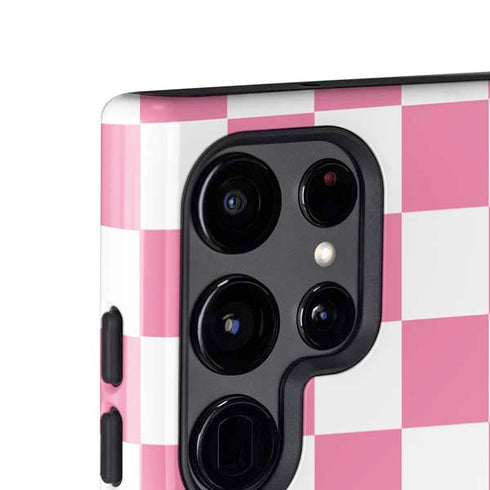 Cartoon Network Powerpuff Girls Checkered Galaxy S24 Ultra Impact Case