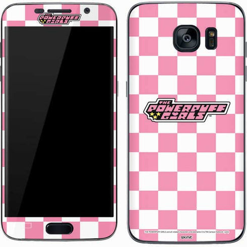 Cartoon Network Powerpuff Girls Checkered Galaxy S7 Skin