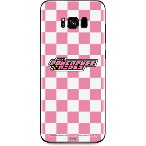 Cartoon Network Powerpuff Girls Checkered Galaxy S8 Plus Skin