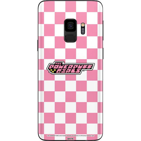 Cartoon Network Powerpuff Girls Checkered Galaxy S9 Skin