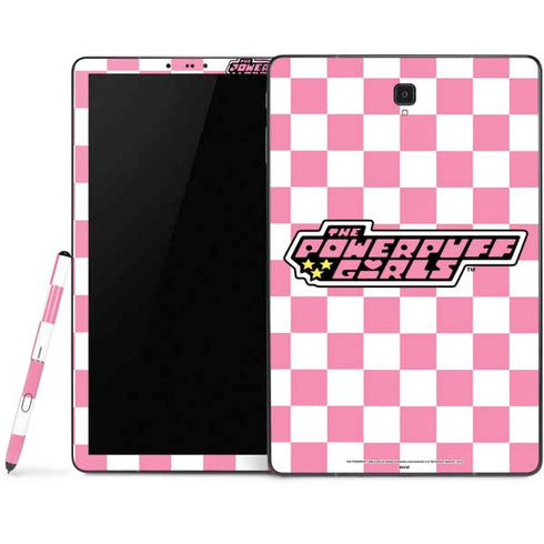 Cartoon Network Powerpuff Girls Checkered Samsung Galaxy Tab Skin
