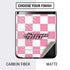 Cartoon Network Powerpuff Girls Checkered Galaxy Z Flip Skin