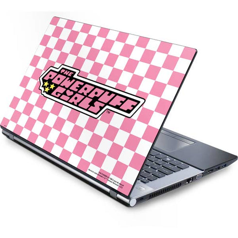Cartoon Network Powerpuff Girls Checkered Generic Laptop Skin