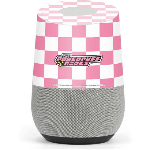 Cartoon Network Powerpuff Girls Checkered Google Home Skin