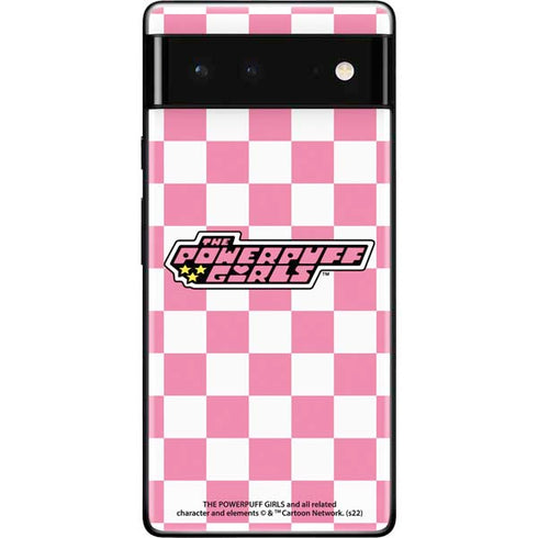 Cartoon Network Powerpuff Girls Checkered Google Pixel 6 Skin