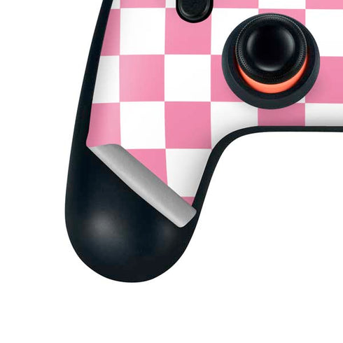 Cartoon Network Powerpuff Girls Checkered Google Stadia Controller Skin