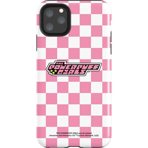 Cartoon Network Powerpuff Girls Checkered iPhone 11 Pro Max Impact Case