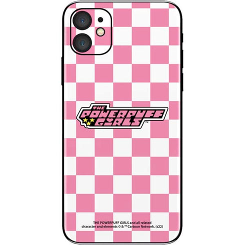 Cartoon Network Powerpuff Girls Checkered iPhone 11 Skin