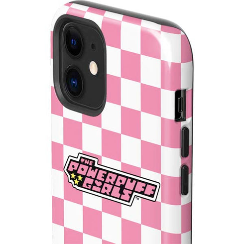 Cartoon Network Powerpuff Girls Checkered iPhone 12 Impact Case