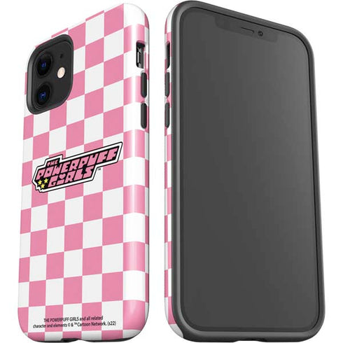 Cartoon Network Powerpuff Girls Checkered iPhone 12 Impact Case