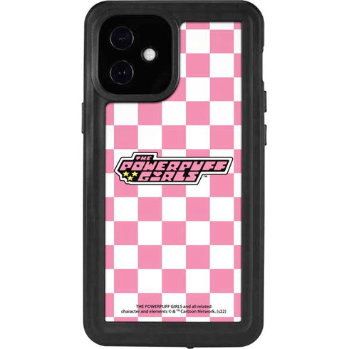 Cartoon Network Powerpuff Girls Checkered iPhone 12 Mini Waterproof Case