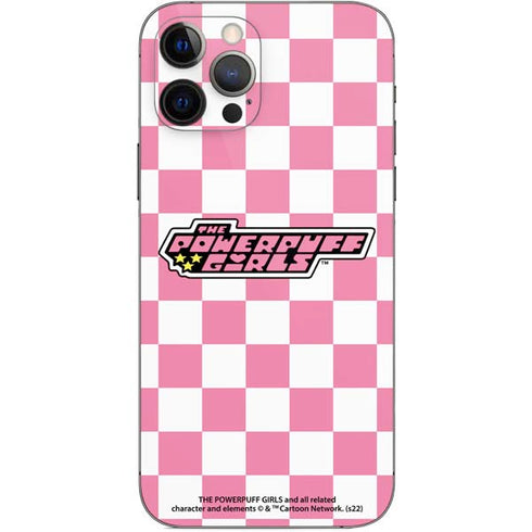 Cartoon Network Powerpuff Girls Checkered iPhone 12 Pro Skin