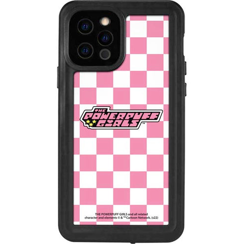 Cartoon Network Powerpuff Girls Checkered iPhone 12 Pro Waterproof Case