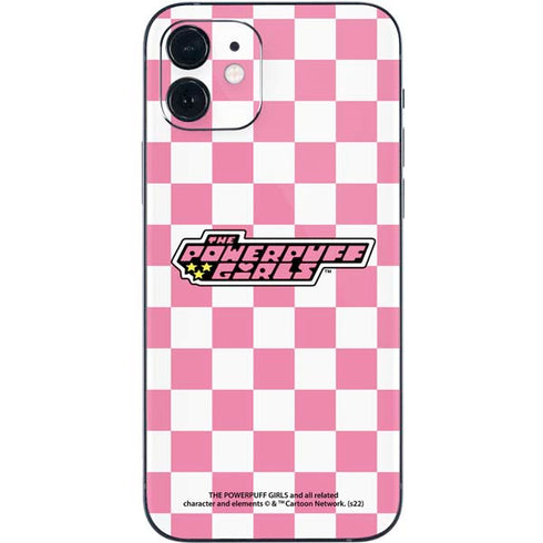 Cartoon Network Powerpuff Girls Checkered iPhone 12 Skin