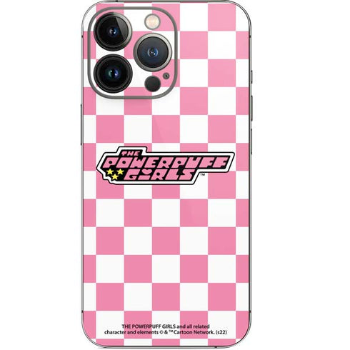 Cartoon Network Powerpuff Girls Checkered iPhone 13 Pro Skin