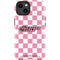 Cartoon Network Powerpuff Girls Checkered iPhone 15 Plus Impact Case