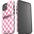Cartoon Network Powerpuff Girls Checkered iPhone 15 Plus Impact Case