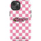 Cartoon Network Powerpuff Girls Checkered iPhone 14 Impact Case