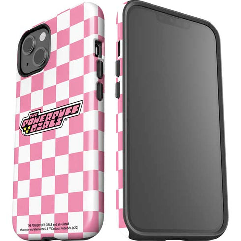 Cartoon Network Powerpuff Girls Checkered iPhone 15 Impact Case