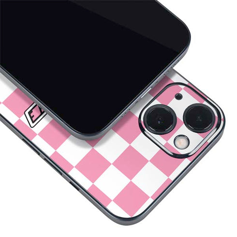 Cartoon Network Powerpuff Girls Checkered iPhone 14 Plus Skin